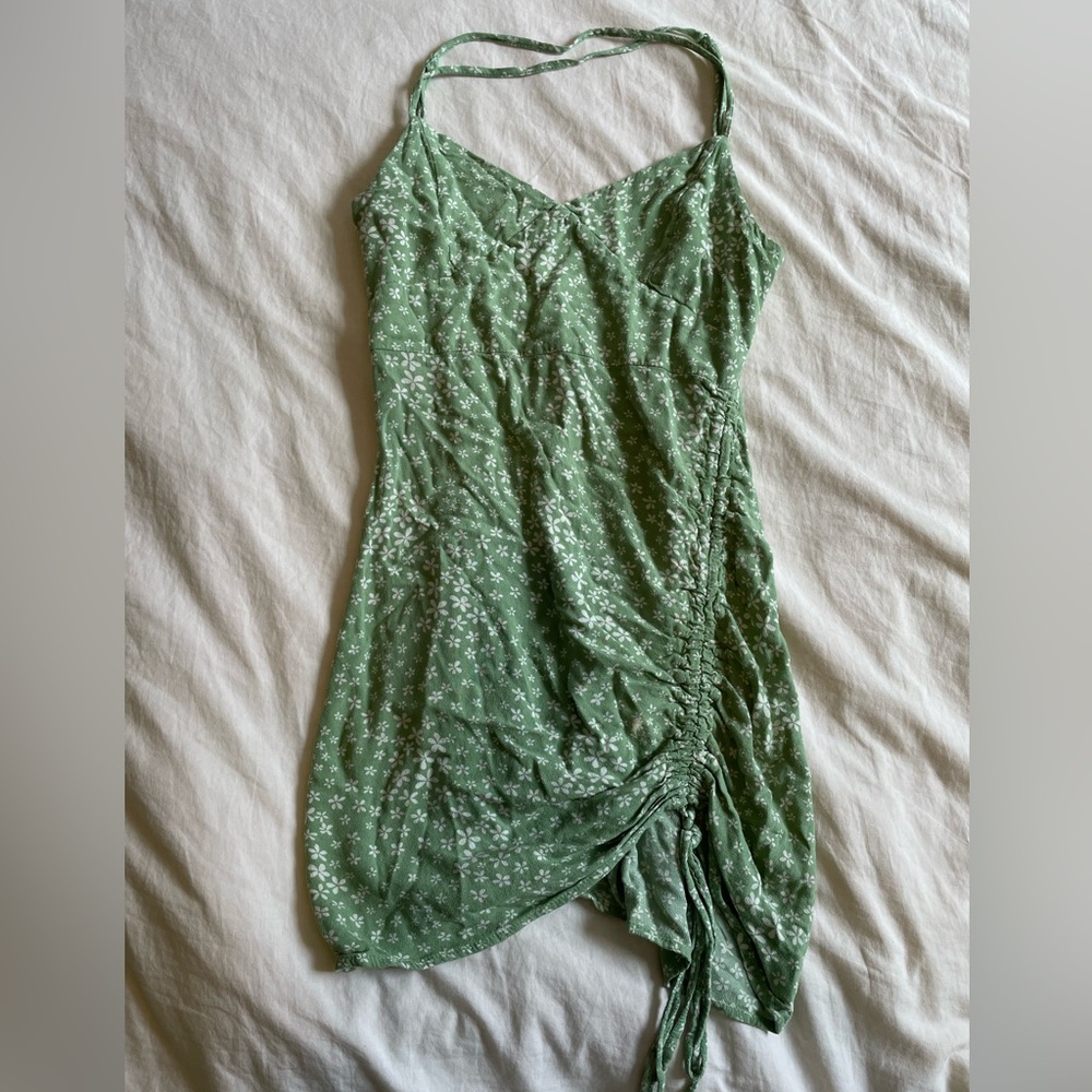 Mini Green Dress